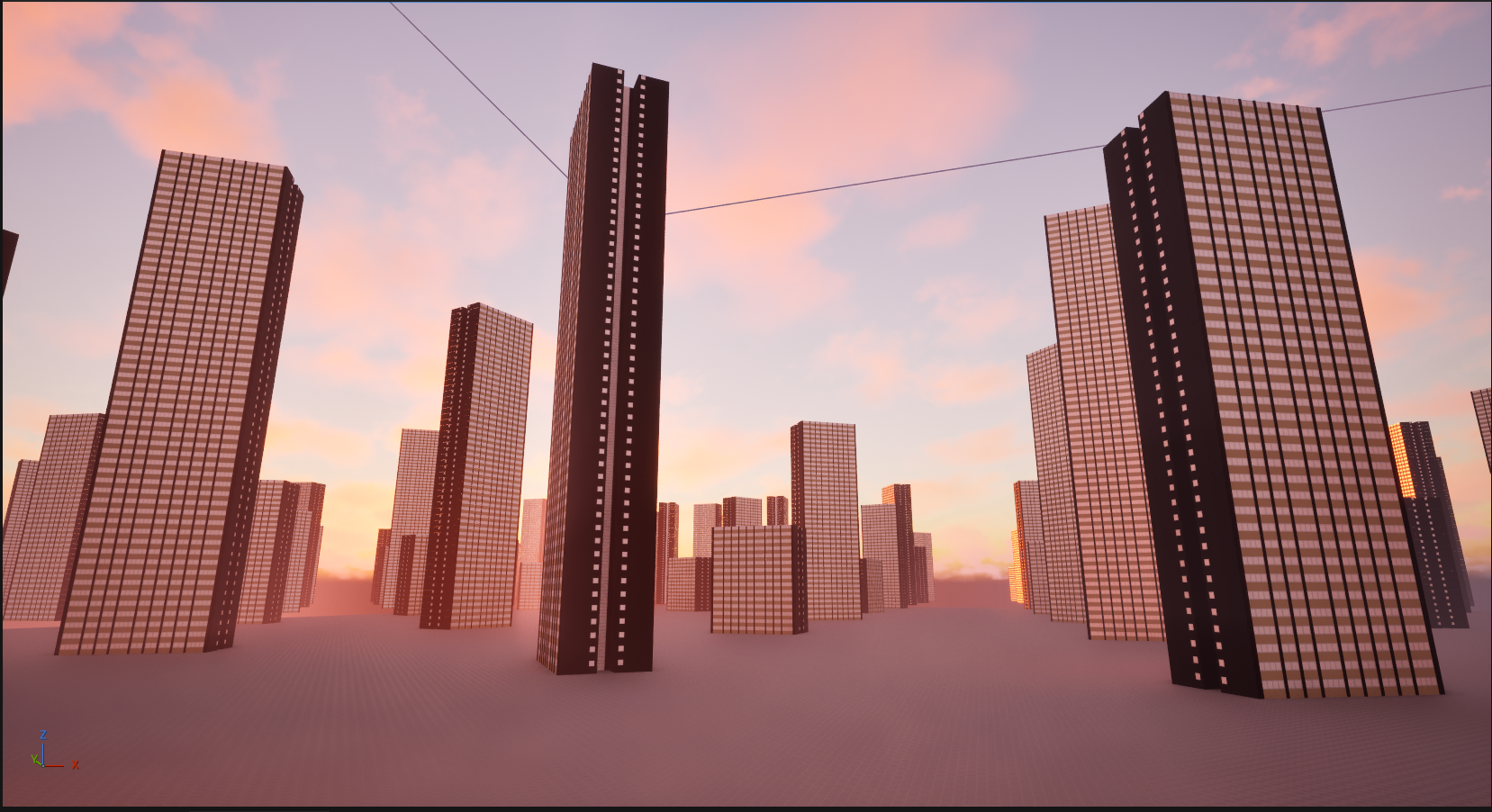 Without any lighting (yet)